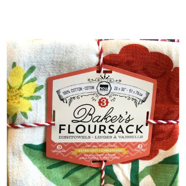 Floursack dish towels bakers set | HarmonyBrooksideGifts